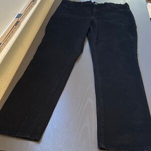 NYDJ Women's Black Straight Leg Jeans